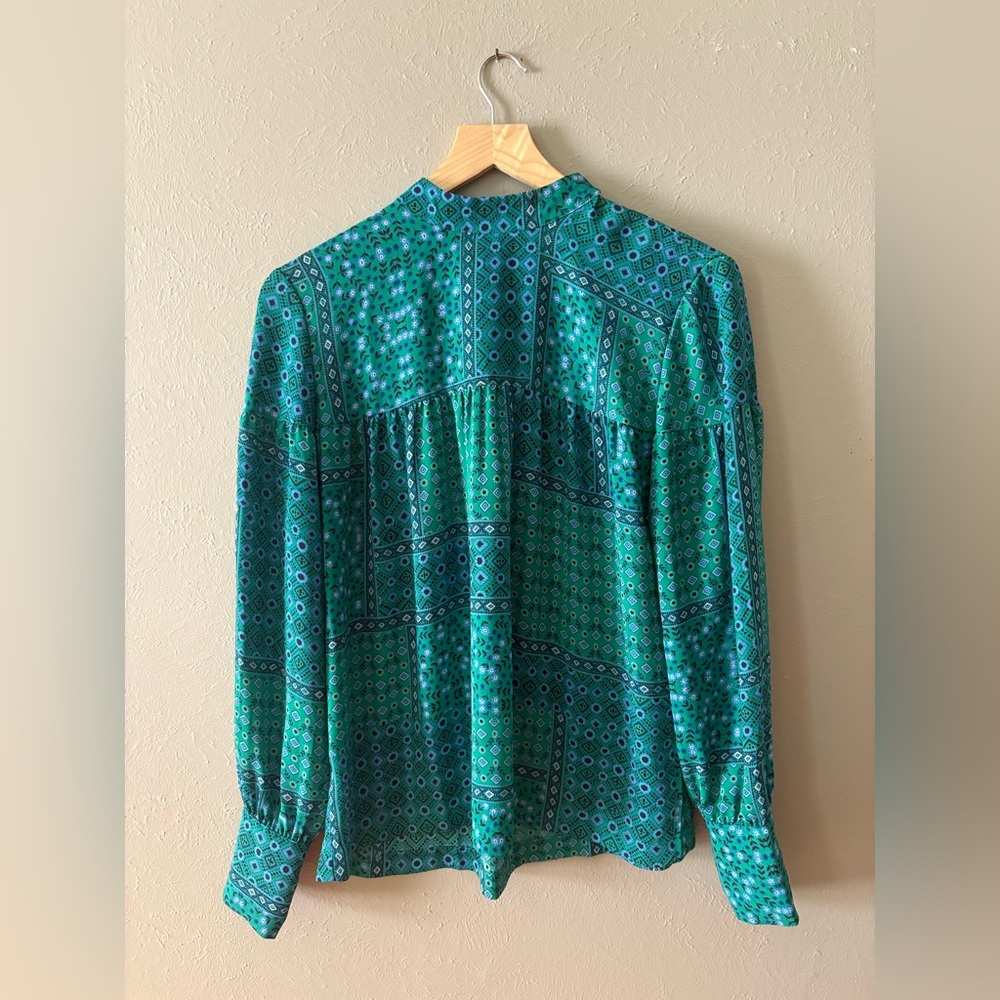 LOFT high neck blouse